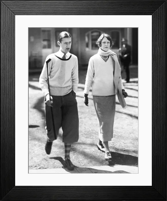 Framed Print : Paul and Ailsa Mellon, children of the Paul Mellon, at Hot Springs, Virginia. April 5, 1924 (CSU_2015_11_1632) Framed Print : Paul and Ailsa Mellon, children of the Paul Mellon, at Hot Springs, Virginia. April 5, 1924 (CSU_2015_11_1632)