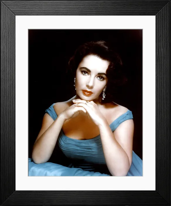Framed Print : Elizabeth Taylor, circa 1950s