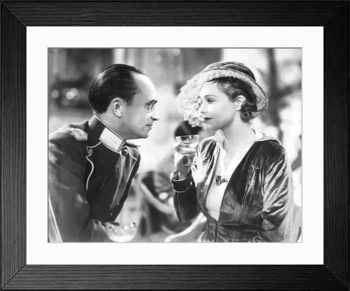 Framed Print : I WAS A SPY, from left: Conrad Veidt, Madeleine Carroll, 1933