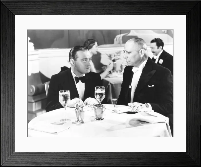 Framed Print : I WAS AN ADVENTURESS, from left: Peter Lorre, Erich von Stroheim, 1940, TM & Copyright 20th Century Fox Film Corp. / courtesy Everett Collection