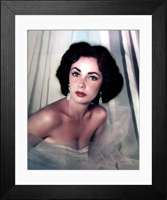 Framed Print : Elizabeth Taylor, ca. mid-1950s