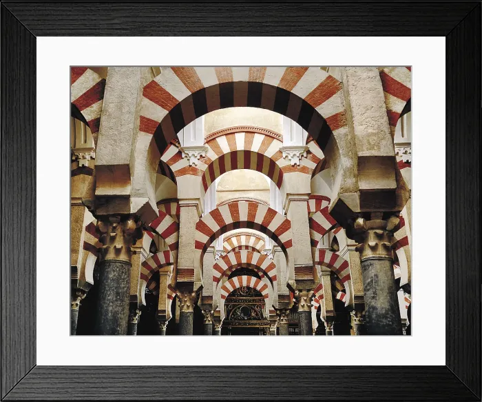Framed Print : Great Mosque of Cordoba. 8th-9th c. SPAIN. Cordoba. Mezquita (Mosque). The Great Mosque (Mezquita). Hispano-Moresque art. Caliphate period. Architecture Framed Print : Great Mosque of Cordoba. 8th-9th c. SPAIN. Cordoba. Mezquita (Mosque). The Great Mosque (Mezquita). Hispano-Moresque art. Caliphate period. Architecture