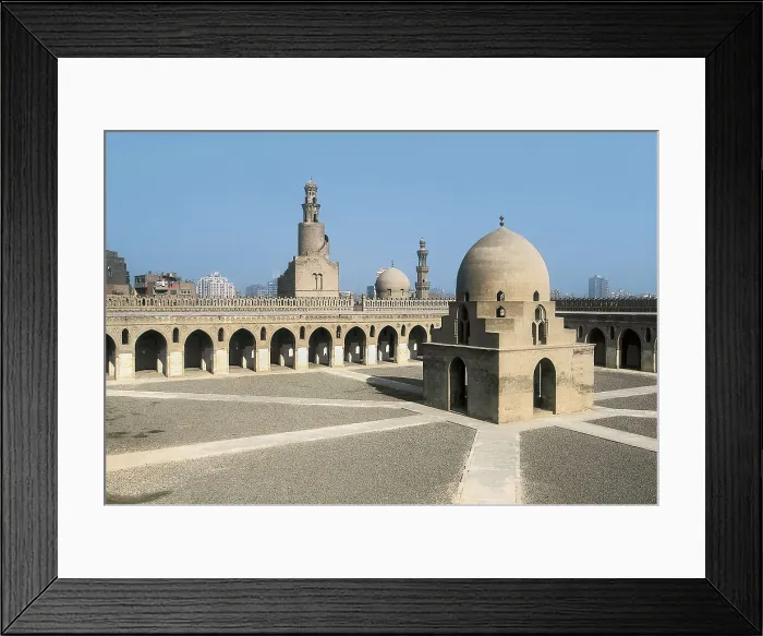 Framed Print : The Ibn Tulun Mosque. 879. EGYPT. Cairo. Islamic Cairo. Courtyard. Abbasid art. Architecture. AISA / Everett Collection**US SALES ONLY** Framed Print : The Ibn Tulun Mosque. 879. EGYPT. Cairo. Islamic Cairo. Courtyard. Abbasid art. Architecture. AISA / Everett Collection**US SALES ONLY**