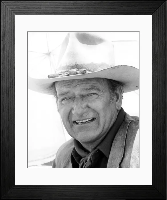Framed Print : THE TRAIN ROBBERS, John Wayne, 1972