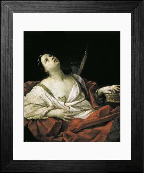 Framed Print : RENI, Guido (1575-1642). Cleopatra. 1635-1640. Baroque art. Oil on canvas. SPAIN. Madrid. Prado Museum. AISA / Everett Collection**US SALES ONLY**