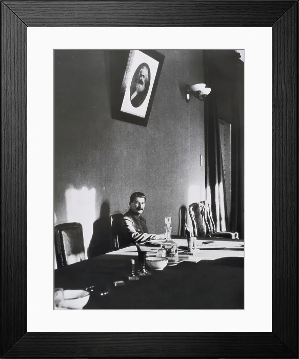 Framed Print : Stalin, Joseph (1879-1953). AISA / Everett Collection**US SALES ONLY**