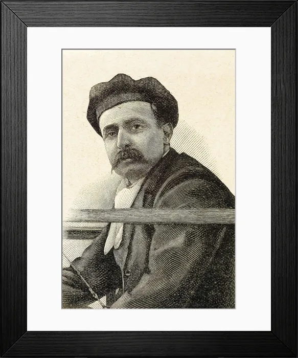 Framed Print : BLRIOT, Louis (1872-1936). Engraving. AISA / Everett Collection**US SALES ONLY** Framed Print : BLRIOT, Louis (1872-1936). Engraving. AISA / Everett Collection**US SALES ONLY**