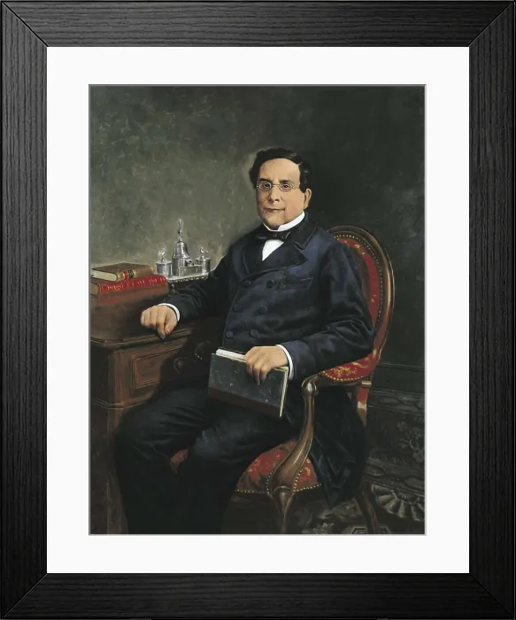 Framed Print : MANZANO y MEJORADA, Vctor (1831-1865). Ramn de Mesonero Romanos. Oil on canvas. SPAIN. Madrid. Municipal Museum. AISA / Everett Collection**US SALES ONLY** Framed Print : MANZANO y MEJORADA, Vctor (1831-1865). Ramn de Mesonero Romanos. Oil on canvas. SPAIN. Madrid. Municipal Museum. AISA / Everett Collection**US SALES ONLY**