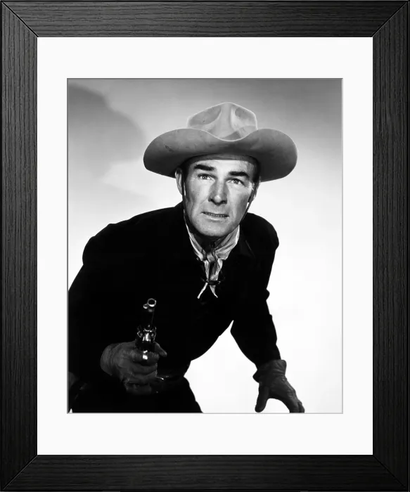 Framed Print : THE DOOLINS OF OKLAHOMA, Randolph Scott, 1949, ph: Cronweth