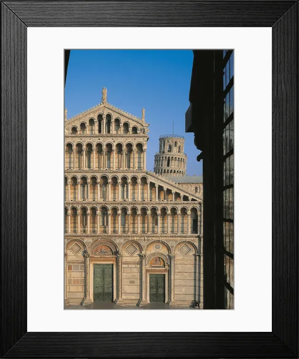 Framed Print : Duomo di Pisa. 1173-1350. ITALY. Pisa. Cathedral. Facade. Romanesque art. Architecture. AISA / Everett Collection**US SALES ONLY** Framed Print : Duomo di Pisa. 1173-1350. ITALY. Pisa. Cathedral. Facade. Romanesque art. Architecture. AISA / Everett Collection**US SALES ONLY**