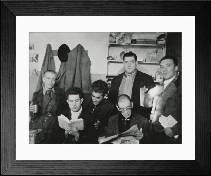 Framed Print : SPAIN. Madrid. Espaa. Second Republic (1931-1939). Members of the Revolutionary Committee in Modelo prison of (10th October 1934) Framed Print : SPAIN. Madrid. Espaa. Second Republic (1931-1939). Members of the Revolutionary Committee in Modelo prison of (10th October 1934)