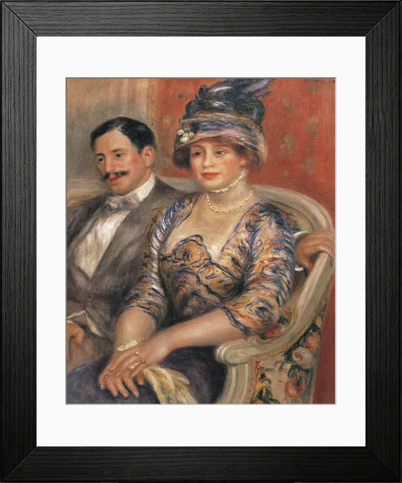 Framed Print : RENOIR, Pierre-Auguste (1841-1919). Monsieur and Madame Bernheim de Villers. 1910
