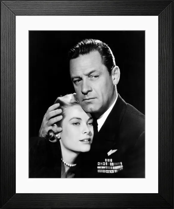 Framed Print : THE BRIDGES AT TOKO-RI, from left: Grace Kelly, William Holden, 1954