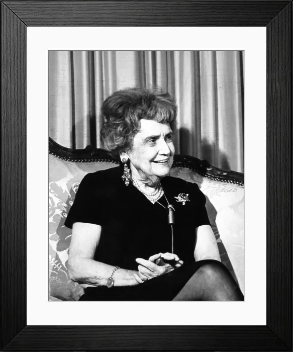 Framed Print : Pearl Mesta was Washington's best-known political hostess in the 1940s and 1950s. Ca. 1970 Framed Print : Pearl Mesta was Washington's best-known political hostess in the 1940s and 1950s. Ca. 1970