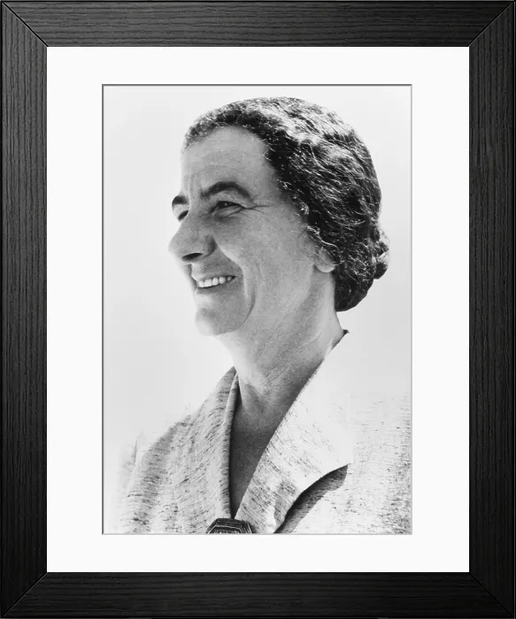 Framed Print : Golda Meyerson (Meir) was Israeli Minister of labor from 1949 to 1956 Framed Print : Golda Meyerson (Meir) was Israeli Minister of labor from 1949 to 1956