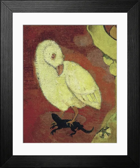 Framed Print : GAUGUIN, Paul (1848-1903). Vairumati. 1897. Detail of the left lower part from the work, a bird stepping a lizard. Symbolization of an indigenous legend. Impressionism Framed Print : GAUGUIN, Paul (1848-1903). Vairumati. 1897. Detail of the left lower part from the work, a bird stepping a lizard. Symbolization of an indigenous legend. Impressionism
