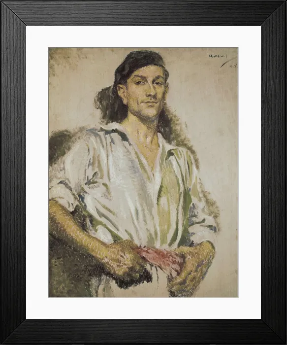 Framed Print : USABAL HERNANDEZ, Luis Felipe (1876-1937). Pelotari. Oil on canvas. SPAIN. Valencia. San Pio V Fine Arts Museum. AISA / Everett Collection**US SALES ONLY**