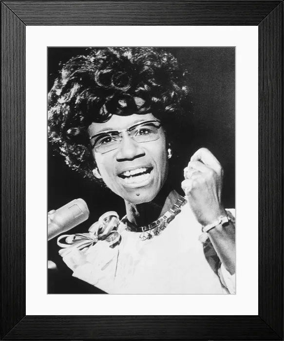 Framed Print : Shirley Chisholm, African American Congresswoman from Brooklyn, New York City. Ca. 1973. (CSU_2015_9_931)