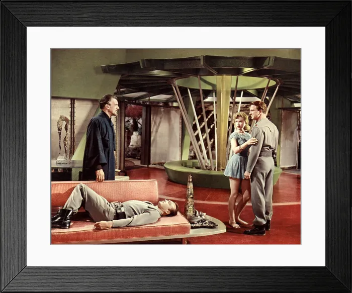 Framed Print : FORBIDDEN PLANET, Walter Pidgeon, Warren Stevens, Anne Francis, Leslie Nielsen, 1956 Framed Print : FORBIDDEN PLANET, Walter Pidgeon, Warren Stevens, Anne Francis, Leslie Nielsen, 1956