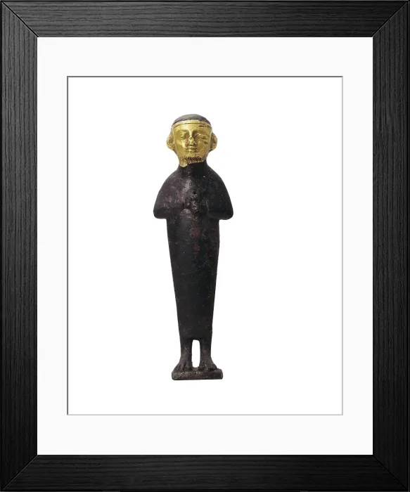 Framed Print : Priest. 8th-7th c. BC. Iberian art. Sculpture. SPAIN. Madrid. National Museum of Archaeology. Proc: SPAIN. Cdiz. AISA / Everett Collection**US SALES ONLY**