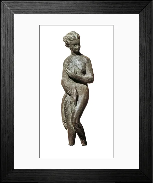 Framed Print : Venus of Badalona. 1st c. Roman art. Early Empire. Sculpture on bronze. SPAIN. Barcelona. Barcelona City History Museum. AISA / Everett Collection**US SALES ONLY**
