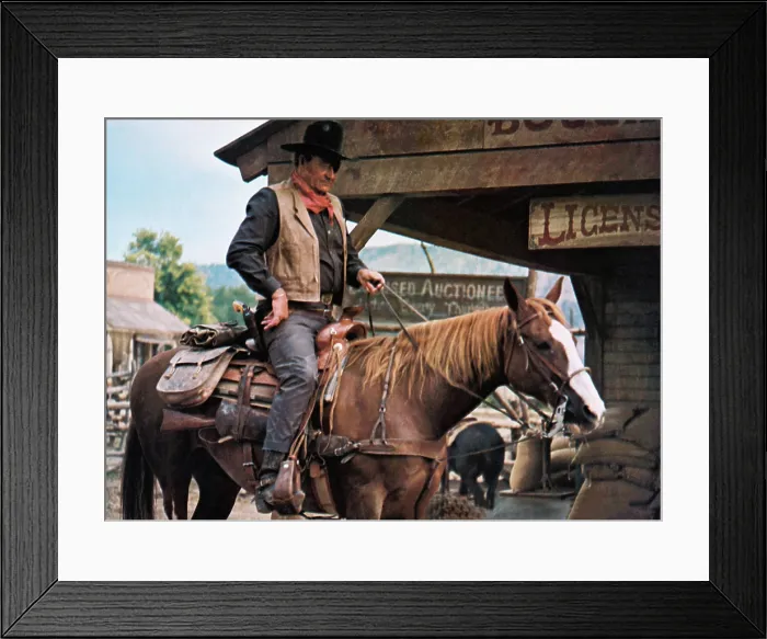 Framed Print : TRUE GRIT, John Wayne, 1969 Framed Print : TRUE GRIT, John Wayne, 1969