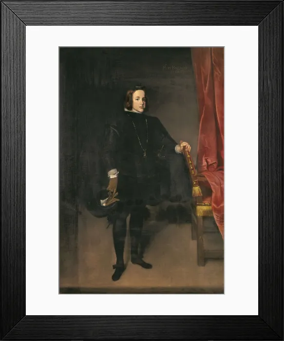 Framed Print : MARTINEZ DEL MAZO, Juan Bautista (1612-1667). Prince Baltazar Carlos. 1645. Baroque art. Oil on canvas. SPAIN. Madrid. Prado Museum. AISA / Everett Collection**US SALES ONLY**