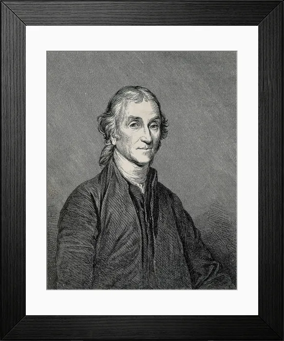 Framed Print : PRIESTLEY, Joseph (1733-1804). Engraving. AISA / Everett Collection**US SALES ONLY** Framed Print : PRIESTLEY, Joseph (1733-1804). Engraving. AISA / Everett Collection**US SALES ONLY**