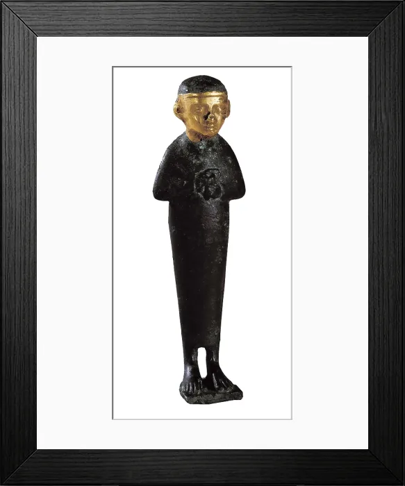 Framed Print : Priest. 8th-7th c. BC. Iberian art. Sculpture. SPAIN. Madrid. National Museum of Archaeology. Proc: SPAIN. Cdiz. AISA / Everett Collection**US SALES ONLY**