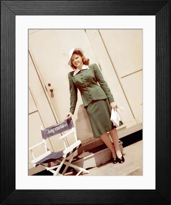 Framed Print : Judy Garland on the MGM lot, ca. mid 1940s
