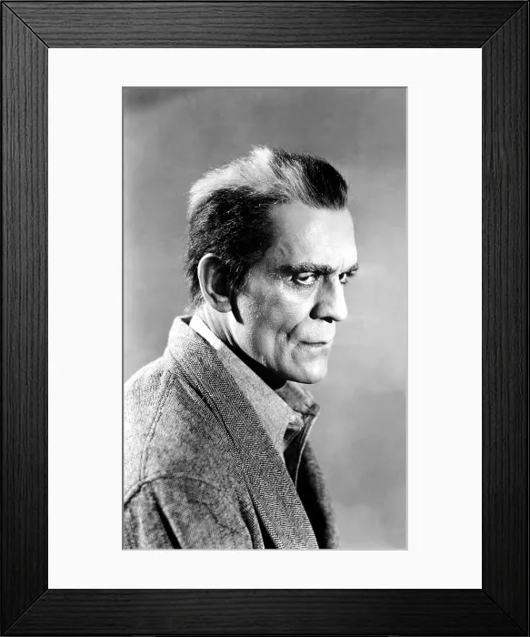 Framed Print : THE WALKING DEAD, Boris Karloff, 1936