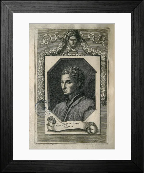 Framed Print : AISA / Everett Collection SESONI, Francesco (1705-?); ALBERTI, Leon Battista (1404-1472) Framed Print : AISA / Everett Collection SESONI, Francesco (1705-?); ALBERTI, Leon Battista (1404-1472)