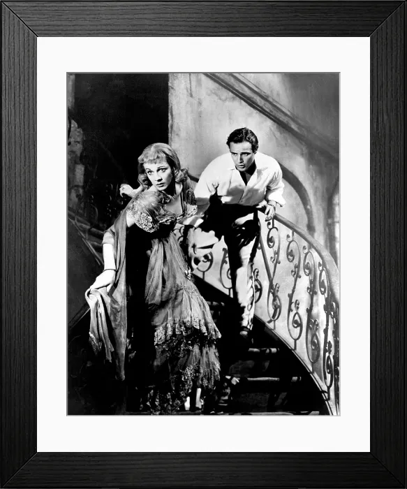 Framed Print : A STREETCAR NAMED DESIRE, Vivien Leigh, Marlon Brando, 1951 Framed Print : A STREETCAR NAMED DESIRE, Vivien Leigh, Marlon Brando, 1951