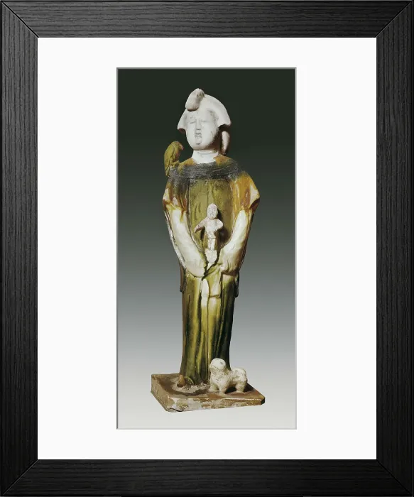Framed Print : Tomb Feminine Figure. 7th c.-10th c. Chinese art. Tang period. China / Porcelain. UNITED STATES OF AMERICA. Kansas City. Nelson Gallery of Art Framed Print : Tomb Feminine Figure. 7th c.-10th c. Chinese art. Tang period. China / Porcelain. UNITED STATES OF AMERICA. Kansas City. Nelson Gallery of Art