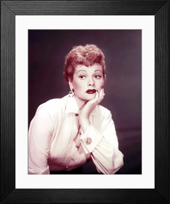 Framed Print : Lucille Ball, ca. mid-1950s Framed Print : Lucille Ball, ca. mid-1950s