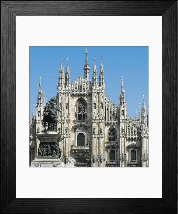 Framed Print : Duomo or Cathedral of Milan. 1380s. ITALY. Milan. Gothic art. Architecture. AISA / Everett Collection**US SALES ONLY**