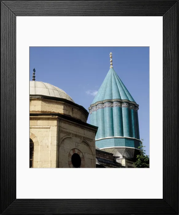 Framed Print : TURKEY. Konya. Mevlana Mausoleum. Islamic art. Architecture. AISA / Everett Collection**US SALES ONLY** Framed Print : TURKEY. Konya. Mevlana Mausoleum. Islamic art. Architecture. AISA / Everett Collection**US SALES ONLY**