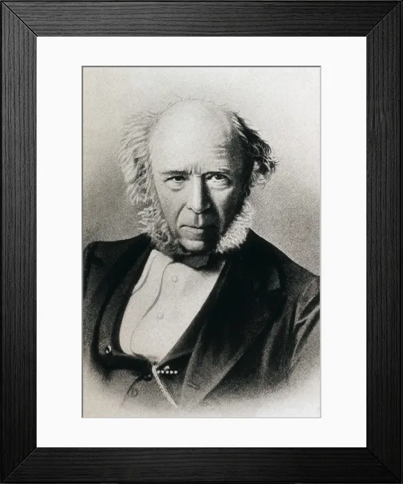 Framed Print : SPENCER, Herbert (1820-1903). Portrait of Herbert Spencer. Litography. SPAIN. Barcelona. Biblioteca de Catalunya (National Library of Catalonia) Framed Print : SPENCER, Herbert (1820-1903). Portrait of Herbert Spencer. Litography. SPAIN. Barcelona. Biblioteca de Catalunya (National Library of Catalonia)