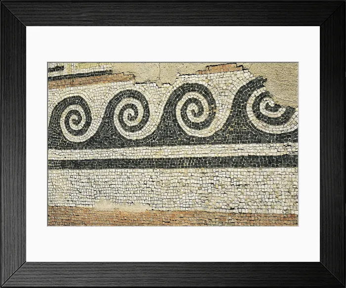 Framed Print : GREECE. CYCLADES. Delos. Geometric motifs mosaic. Greek art. Mosaic. AISA / Everett Collection**US SALES ONLY** Framed Print : GREECE. CYCLADES. Delos. Geometric motifs mosaic. Greek art. Mosaic. AISA / Everett Collection**US SALES ONLY**