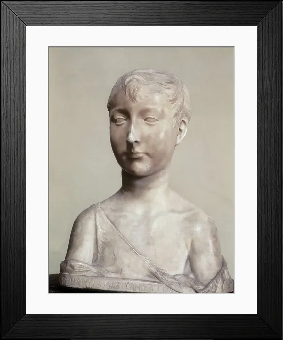 Framed Print : ROSSELLINO, Antonio (1427-1479). Saint John. 1477. Renaissance art. Quattrocento. Florentine school. Sculpture on marble. ITALY. Florence. Bargello National Museum Framed Print : ROSSELLINO, Antonio (1427-1479). Saint John. 1477. Renaissance art. Quattrocento. Florentine school. Sculpture on marble. ITALY. Florence. Bargello National Museum