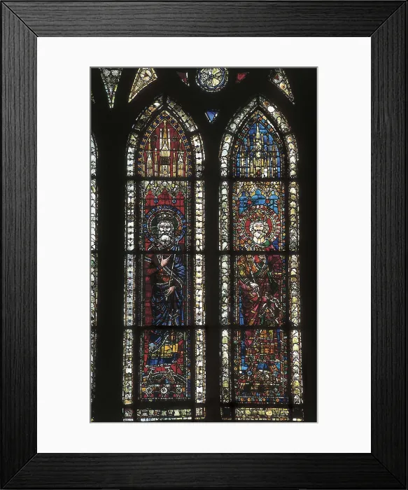 Framed Print : Notre-Dame Cathedral of Strasbourg. 1176-1439. FRANCE. Strasbourg. Notre Dame cathedral. Gothic art. Glass window. AISA / Everett Collection**US SALES ONLY**