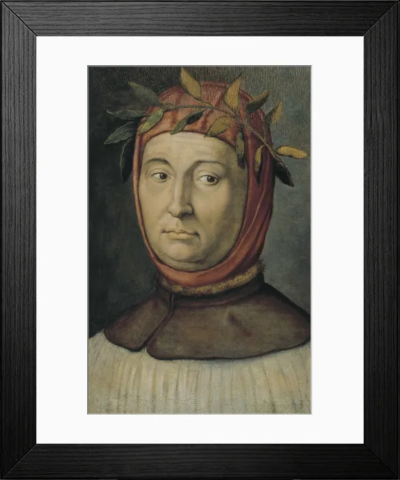 Framed Print : PETRARCH (1304-1374). Portrait by anonymus author. Painting. ITALY. Turin. Galleria Sabauda (Sabauda Gallery). AISA / Everett Collection**US SALES ONLY**