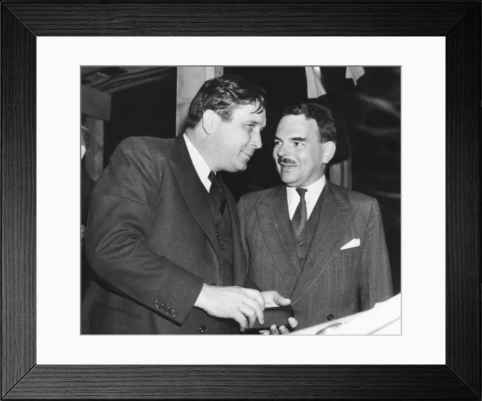 Framed Print : Republicans Wendell Willkie (left) with Thomas Dewey, his former rival for GOP nomination. Sept. 28, 1940 Framed Print : Republicans Wendell Willkie (left) with Thomas Dewey, his former rival for GOP nomination. Sept. 28, 1940