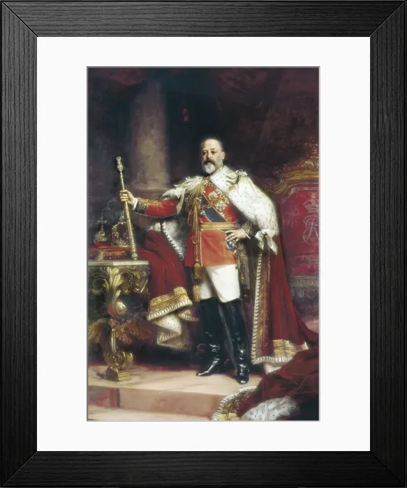 Framed Print : FILDES, Luke (1844-1927). Edward IV. 1902. Portrait donated by King George VI in 1912. Replica. Oil on canvas. UNITED KINGDOM. London. National Portrait Gallery