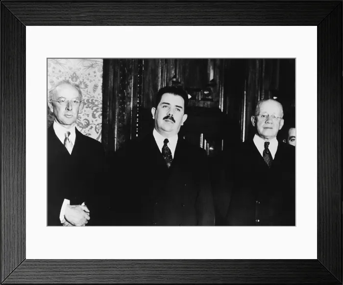 Framed Print : On March 18, 1938, Cardenas nationalized Mexico's petroleum reserves and industry