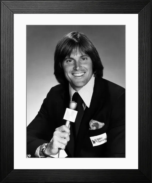 Framed Print : Bruce Jenner was planned to be the co-host the of the 1980 Summer Olympics. However NBC canceled its coverage in response to the U.S
