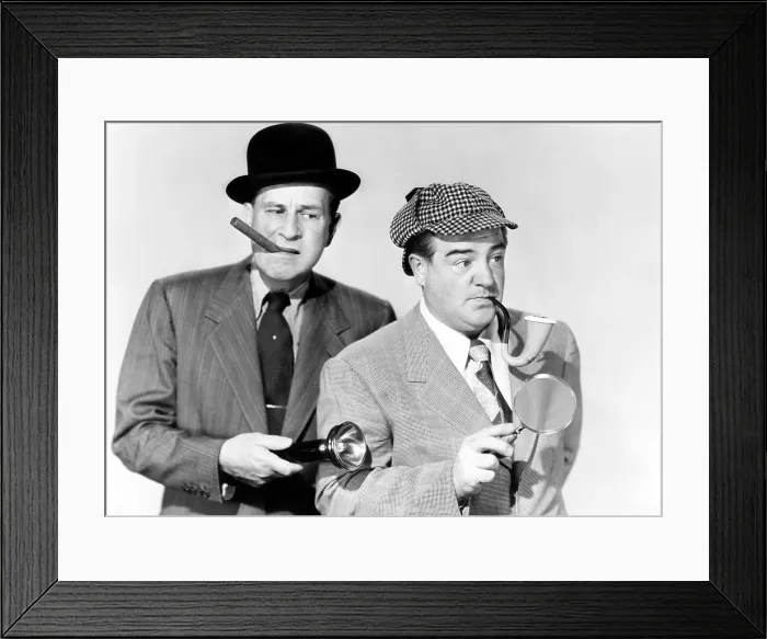Framed Print : ABBOTT AND COSTELLO MEET THE INVISIBLE MAN, Bud Abbott, Lou Costello, 1951