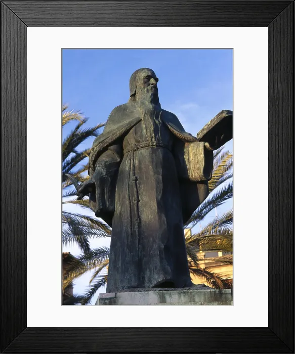 Framed Print : SPAIN. MALLORCA. Palma de Mallorca. Statue of Ramon Llull. AISA / Everett Collection**US SALES ONLY** Framed Print : SPAIN. MALLORCA. Palma de Mallorca. Statue of Ramon Llull. AISA / Everett Collection**US SALES ONLY**