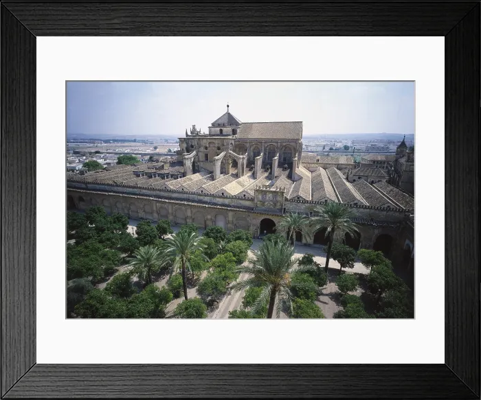 Framed Print : Great Mosque of Cordoba. 8th-9th c. SPAIN. ANDALUSIA. Cordoba. Mezquita (Mosque). Great Mosque, built by Abd al-Rahman. Hispano-Moresque art. Caliphate period. Architecture