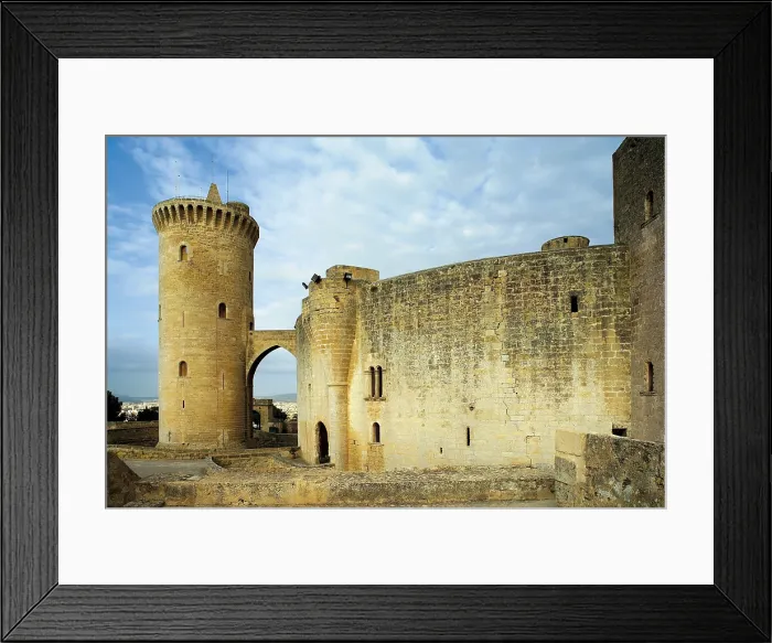 Framed Print : SALVA, Pere (14th c.). Bellver Castle. SPAIN. BALEARES. MALLORCA. Palma de Mallorca. Bellver Castle. Outside. Gothic art. Architecture. AISA / Everett Collection**US SALES ONLY** Framed Print : SALVA, Pere (14th c.). Bellver Castle. SPAIN. BALEARES. MALLORCA. Palma de Mallorca. Bellver Castle. Outside. Gothic art. Architecture. AISA / Everett Collection**US SALES ONLY**